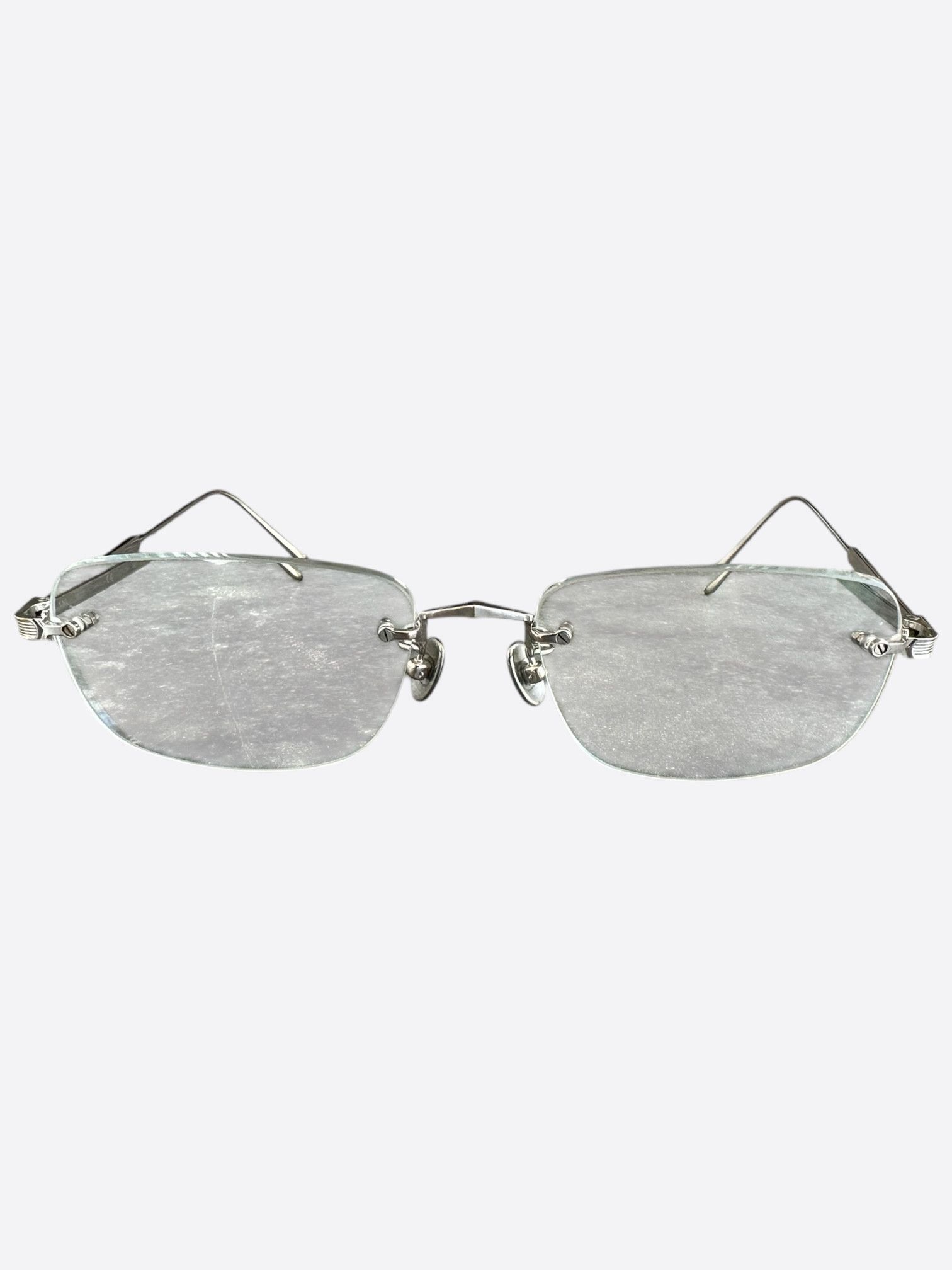 Cartier Cartier Silver Clear Glasses Size ONE SIZE - 1 Thumbnail