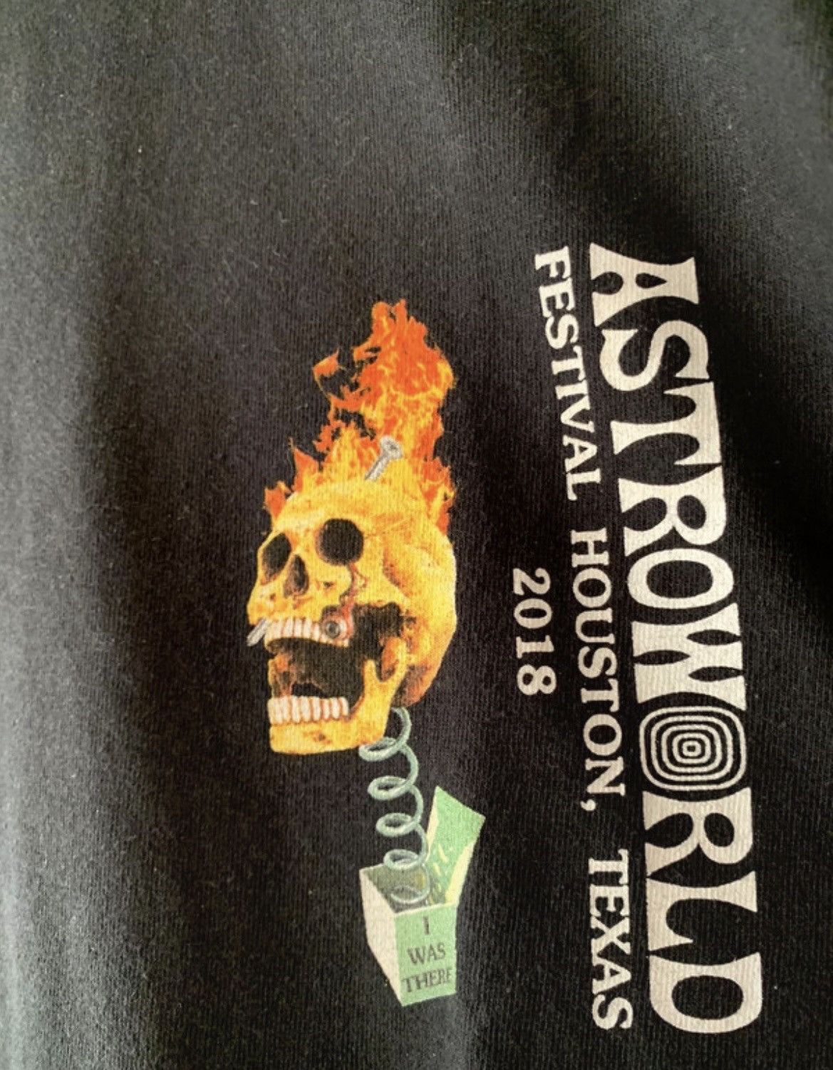 Travis Scott Travis Scott Astroworld festival tee Houston 2018 Size US M / EU 48-50 / 2 - 7 Thumbnail