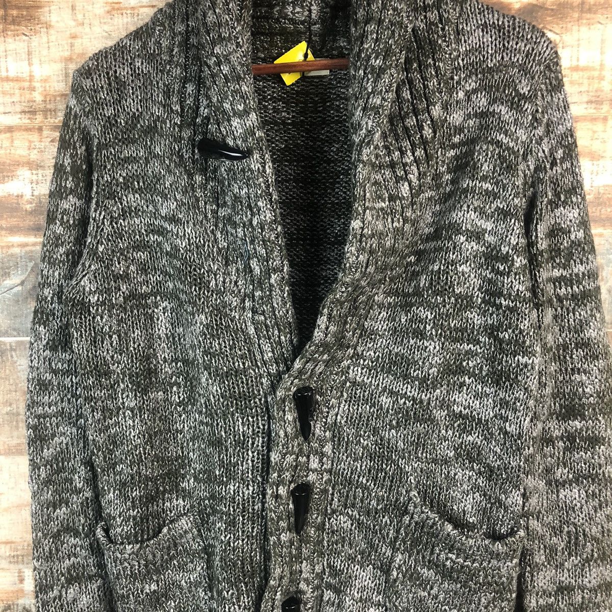 Homespun Knitwear × NANO universe DL Nano Universe Gray Cardigan Knitwer #C542 Size S / US 4 / IT 40 - 5 Thumbnail