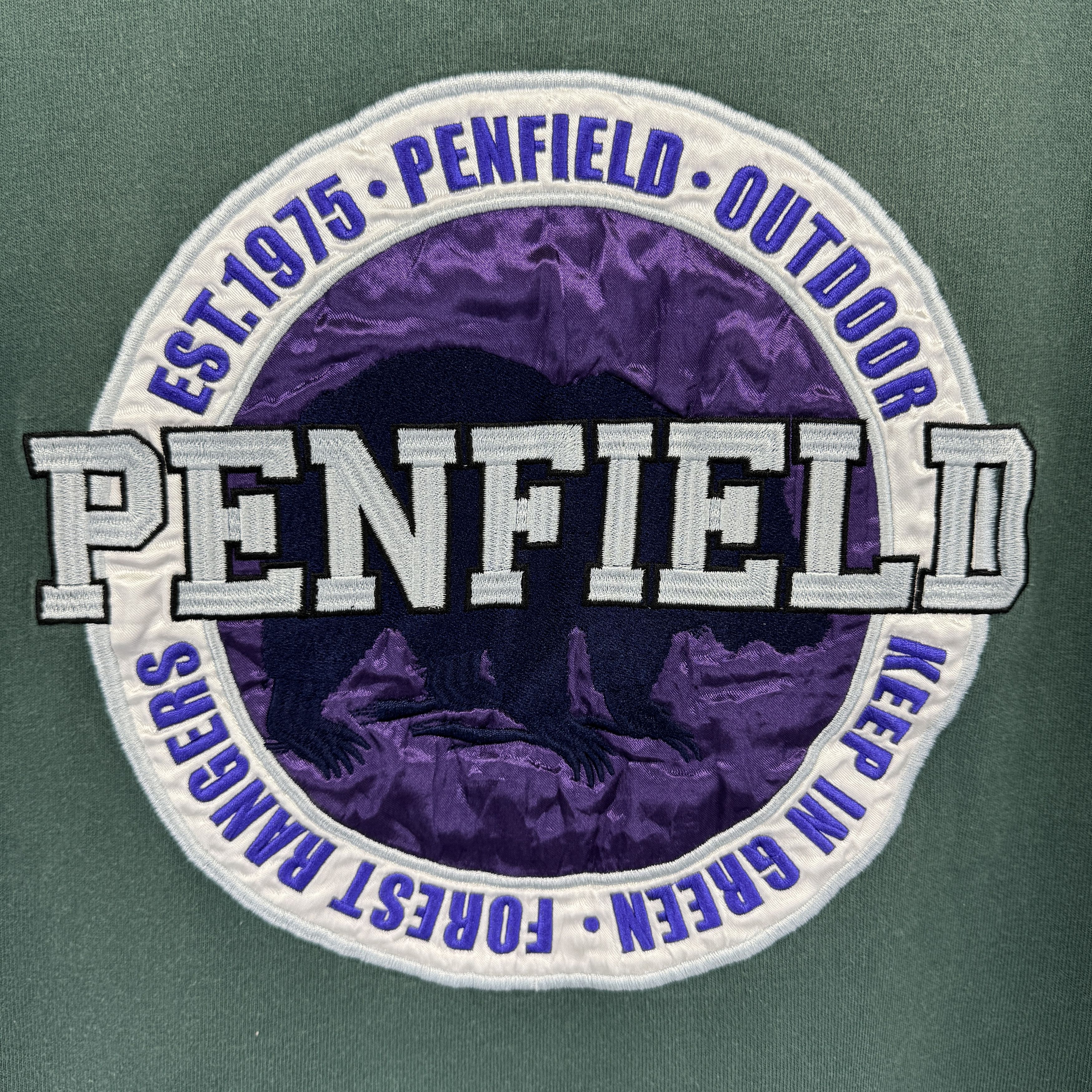 Penfield Vintage Penfield Sunfaded Backhit Green Forest Rangers Size US M / EU 48-50 / 2 - 5 Thumbnail