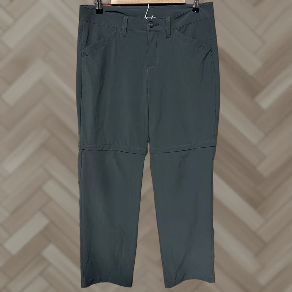 Eddie Bauer Eddie Bauer Pants Womens 10 Gray Nylon Spandex Cargo Hiking Outdoor Quick Dry Size 32" / US 10 / IT 46 - 1 Thumbnail