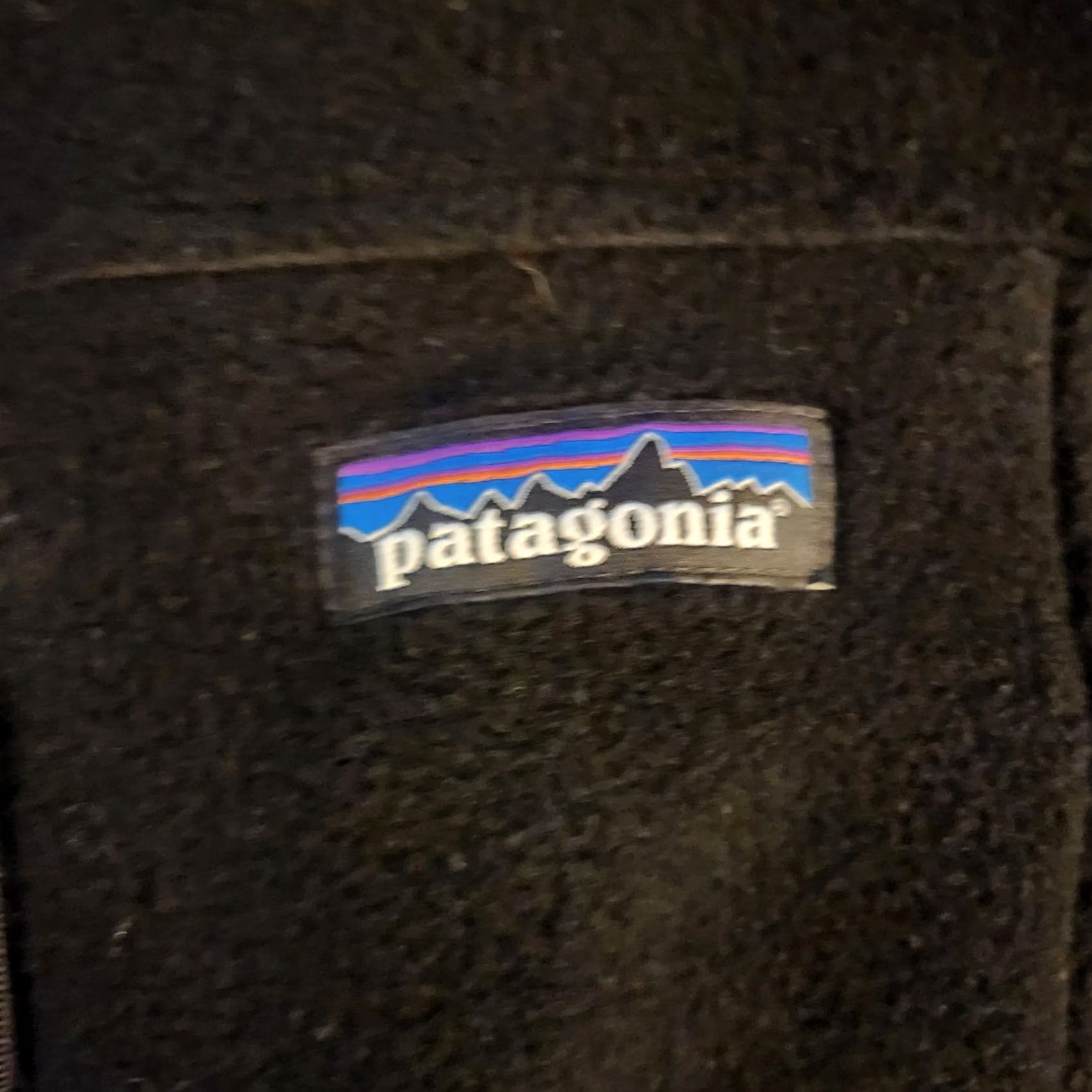 Patagonia Patagonia Synchilla Vest Full Zip Black Mens Large Fleece (Corp Logo) Size US L / EU 52-54 / 3 - 4 Thumbnail