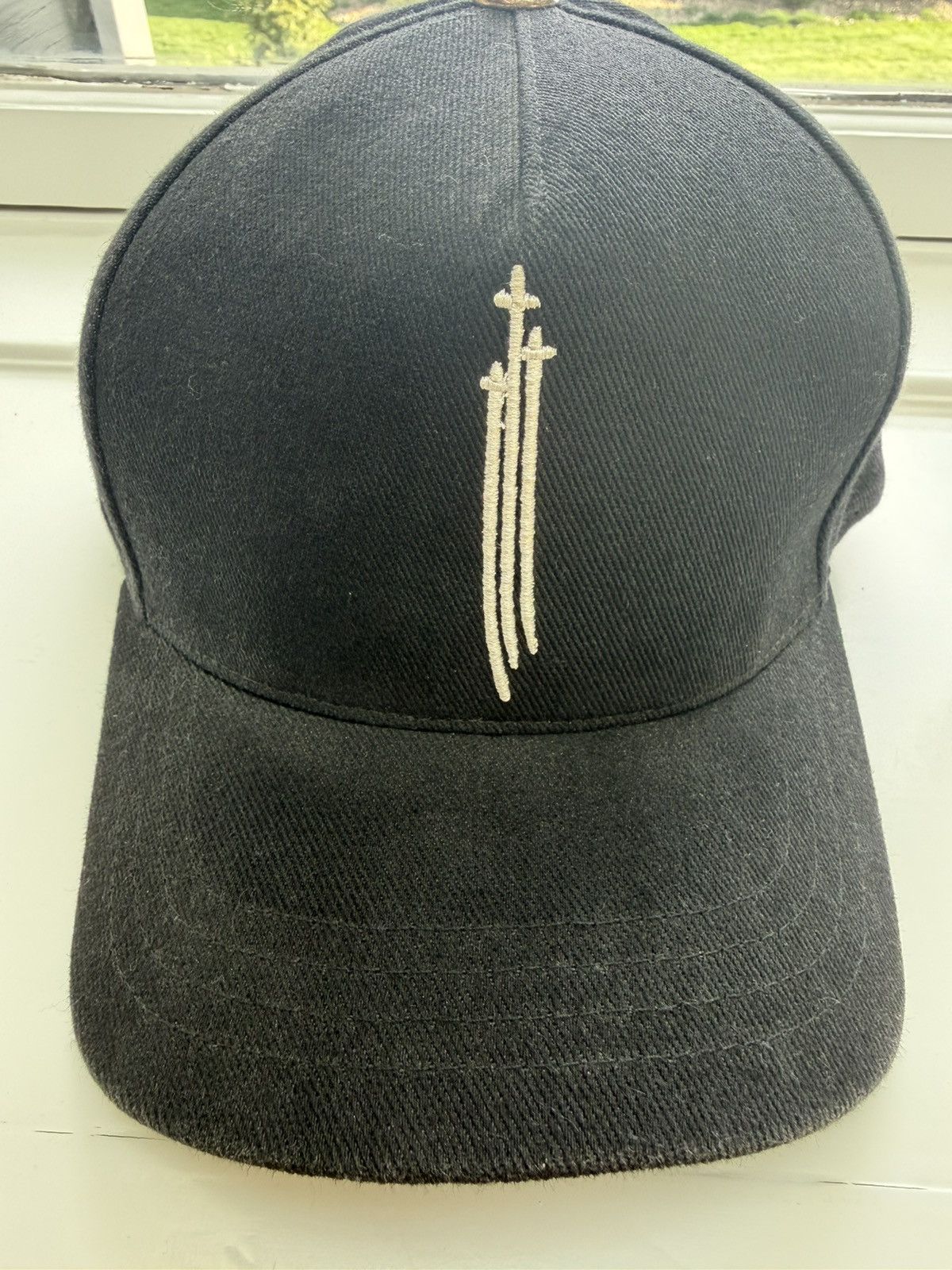 Chrome Hearts Chrome Hearts Embroidered RS3 Logo Baseball Hat Black Size ONE SIZE - 2 Thumbnail