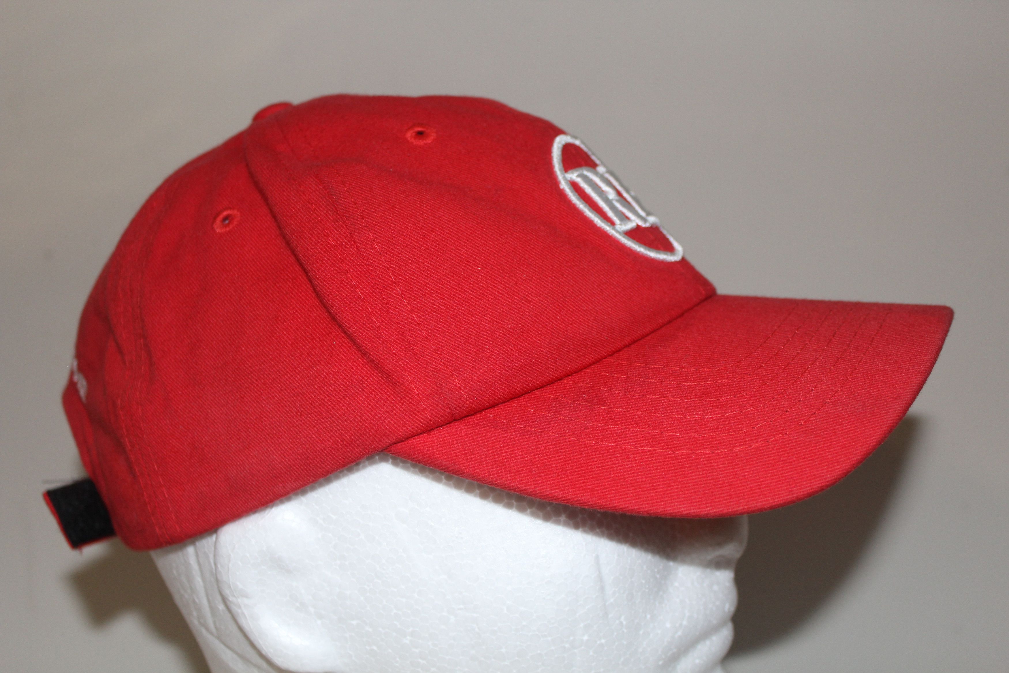 Other Ring's End Adult Adjustable Strap Baseball Cap Hat Red Size ONE SIZE - 3 Thumbnail