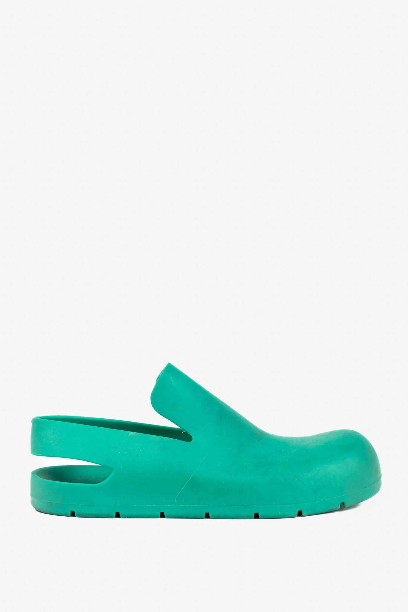 Bottega Veneta Bottega Veneta Puddle Turquoise Slingback Clog Sandals Size US 7.5 / IT 37.5 - 1 Thumbnail