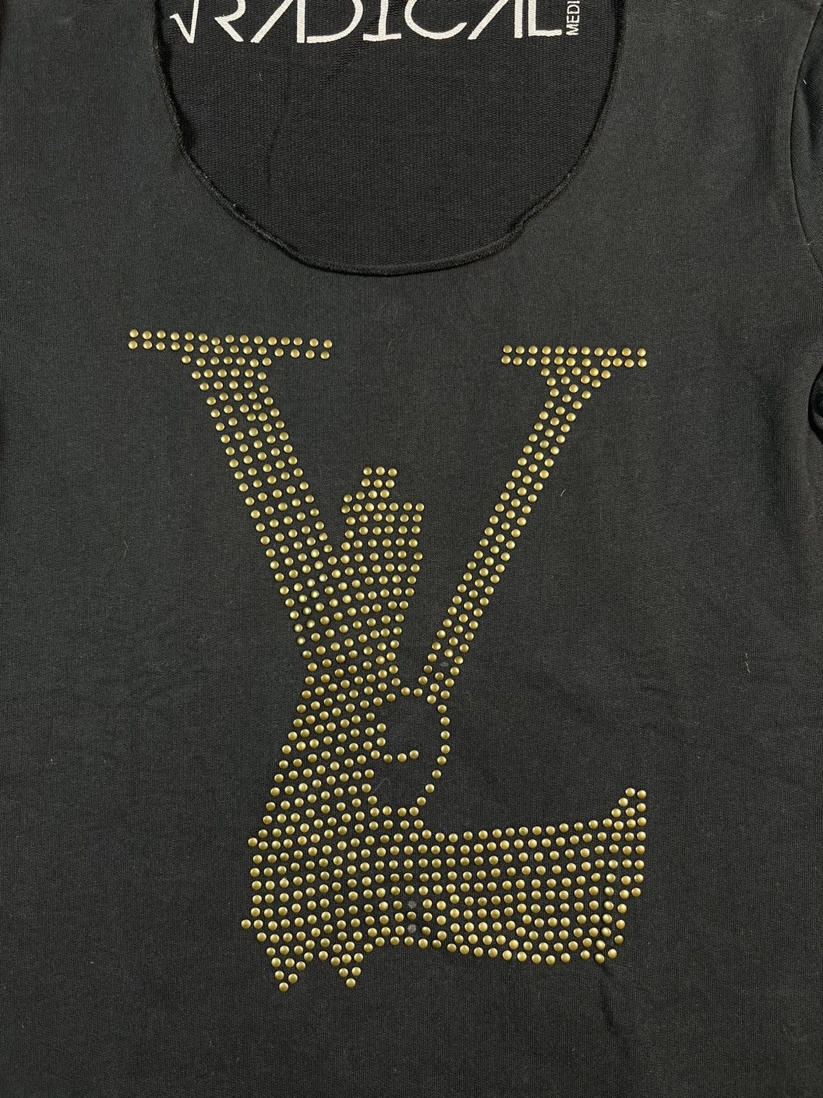 Other Louis Vuitton Style Studded Logo T Shirt Black M Size M / US 6-8 / IT 42-44 - 3 Thumbnail