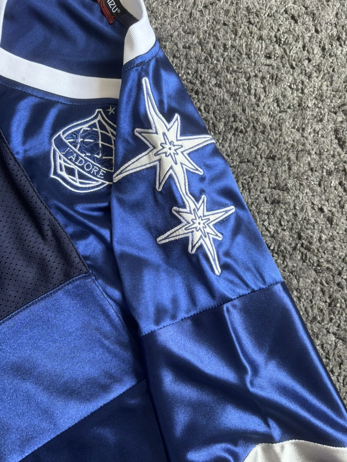NFL × Vintage Vintage unisex American football satin number 3 blue jersey Size US XL / EU 56 / 4 - 10 Thumbnail