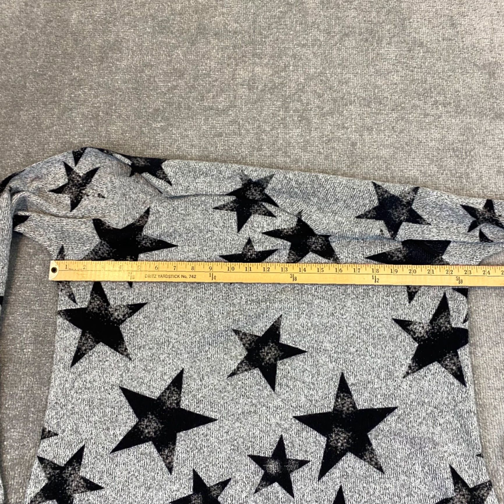 Soft Surroundings Soft Surroundings Womens Sweater XL Black Gray E'toile Star Knit Tunic Top Size XL / US 12-14 / IT 48-50 - 4 Thumbnail