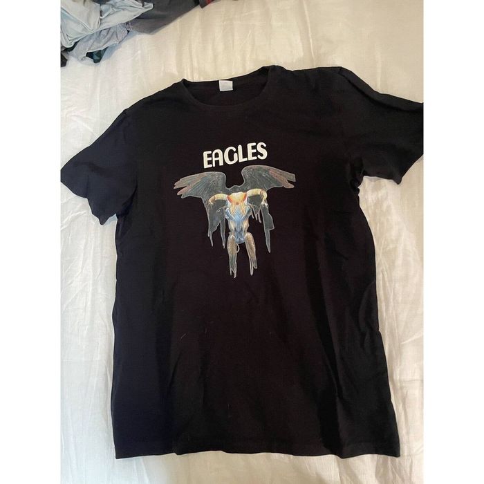 Custom The Eagles Rock Vintage Band T Shirt Tour Concert Black Med Grailed