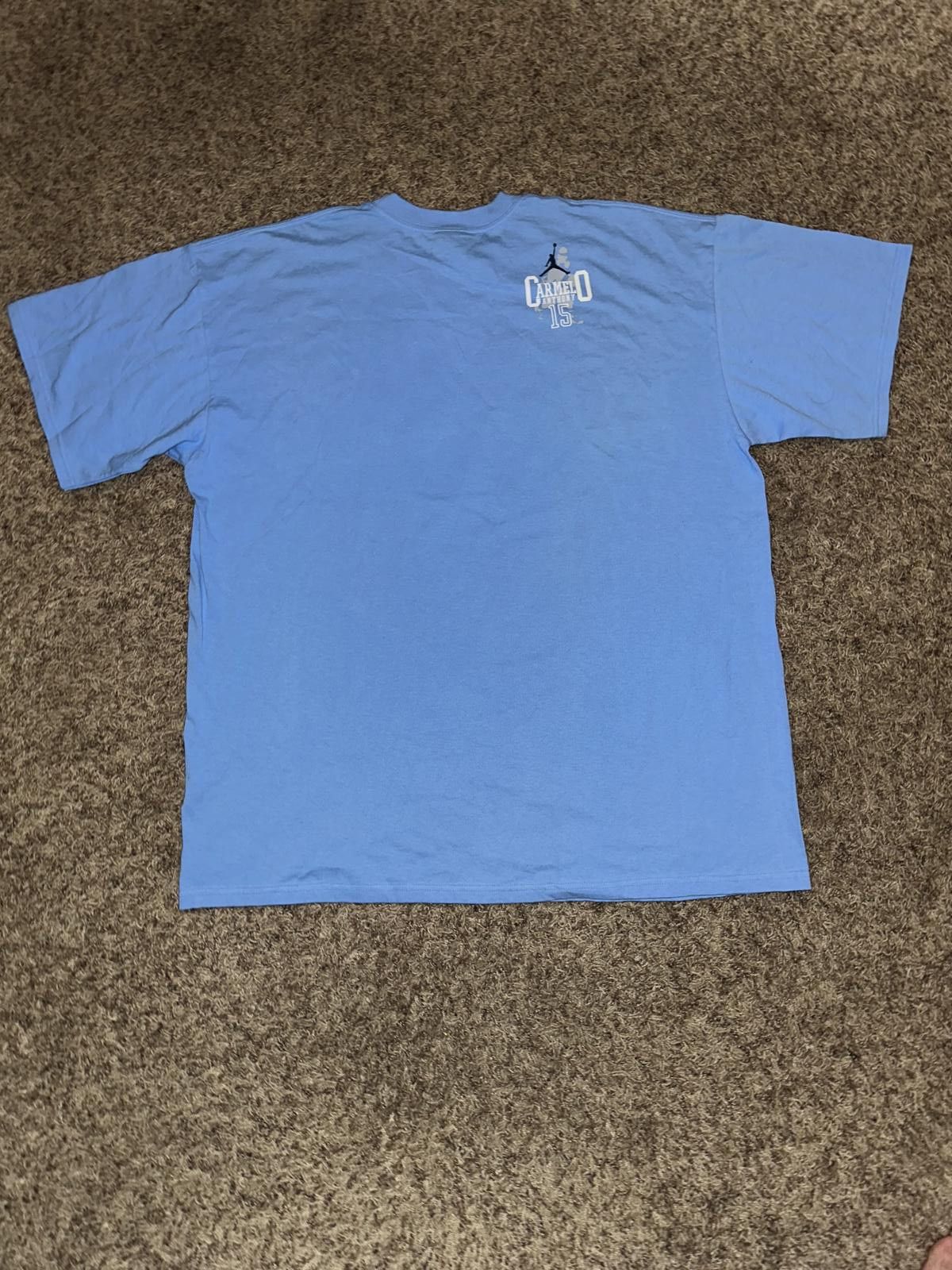 Jordan Brand Unreleased Jordan Carmelo Anthony Basketball Blue Shirt Sample Size US XL / EU 56 / 4 - 7 Thumbnail