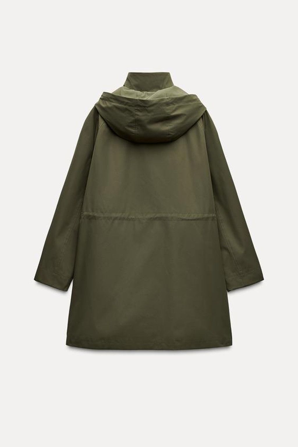 Zara Women's Zara Technical Effect Fabric Long Jacket Size M Size M / US 6-8 / IT 42-44 - 6 Thumbnail