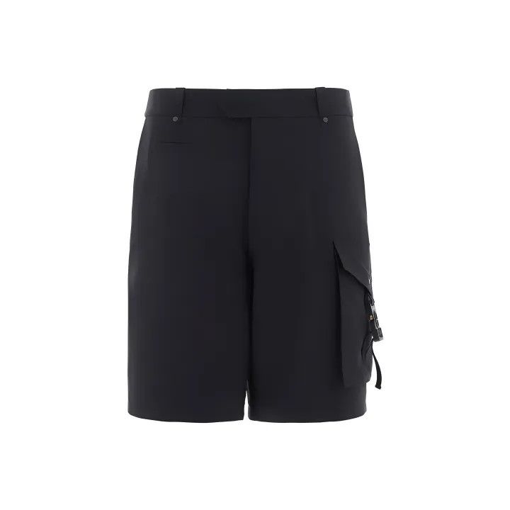 Dior Dior Men's Black Straight-Cut Shorts 0079 Size US 44 / EU 60 - 1 Thumbnail