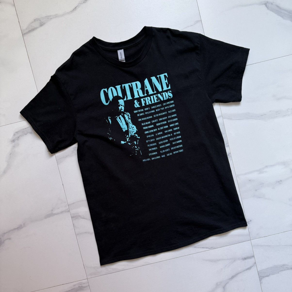 Band Tees × Vintage Rare! 2014 John Coltrane & Friends T-Shirt Size US L / EU 52-54 / 3 - 3 Thumbnail