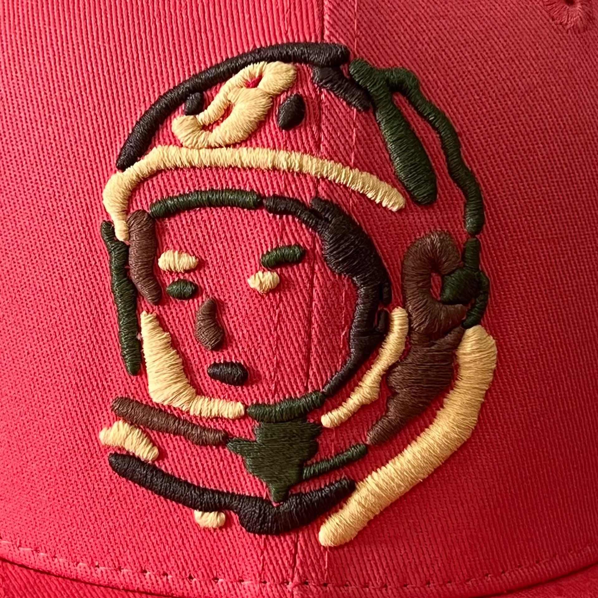 Billionaire Boys Club BBC ClassicAstronaut Head Flat Brim Baseball Cap Q7 Size ONE SIZE - 2 Thumbnail