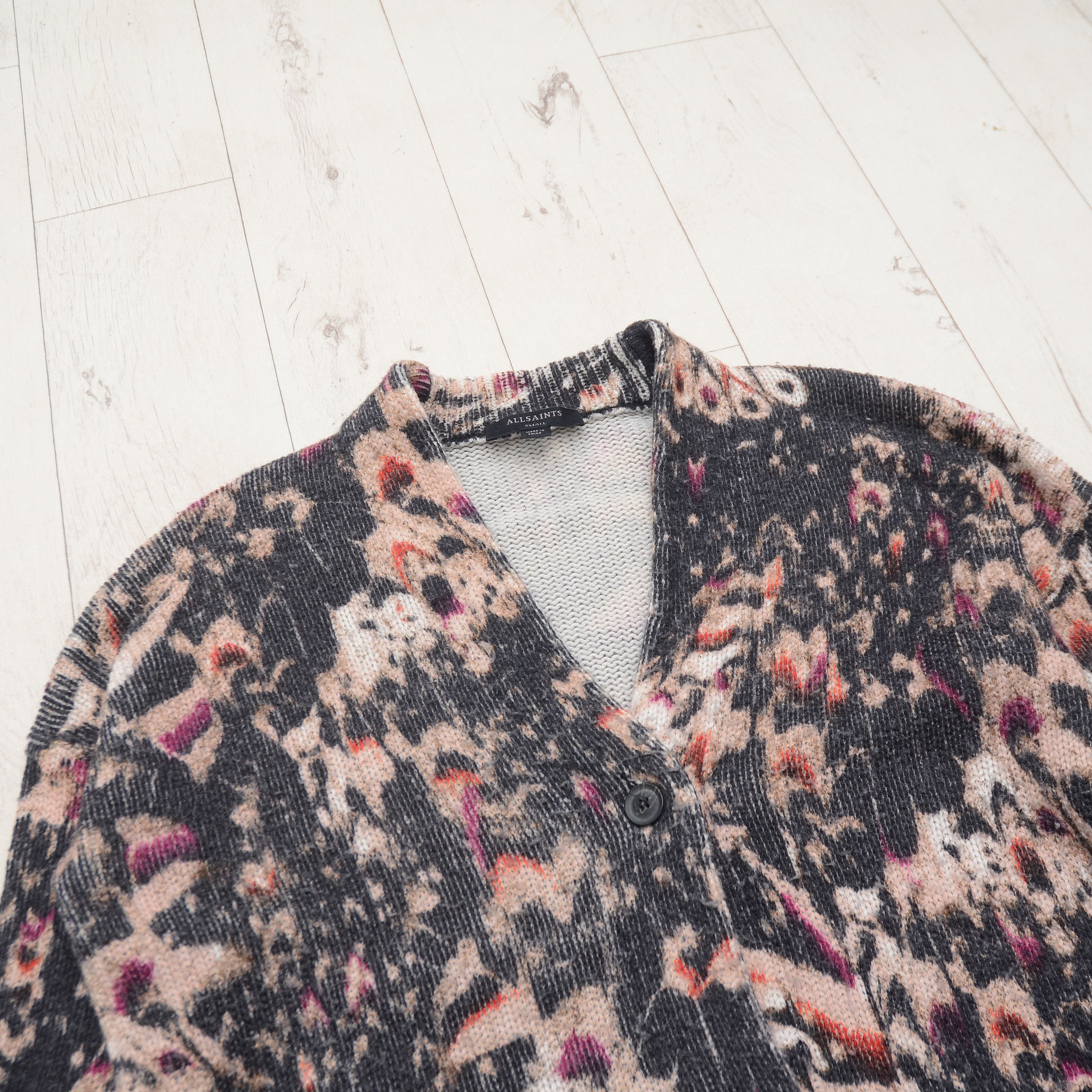 Allsaints × Designer AllSaints Wing Cardigan Avant-Garde Style Y2K Oversized Size S / US 4 / IT 40 - 4 Thumbnail