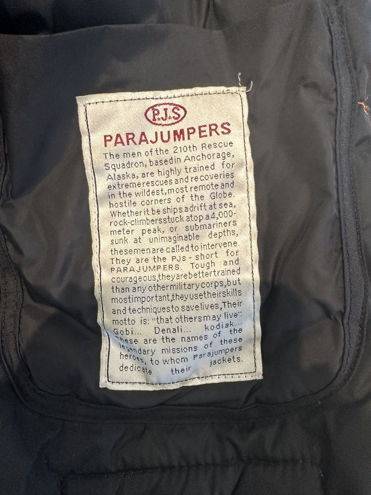 Parajumpers MasterPiece Gobi Black Size US S / EU 44-46 / 1 - 5 Thumbnail