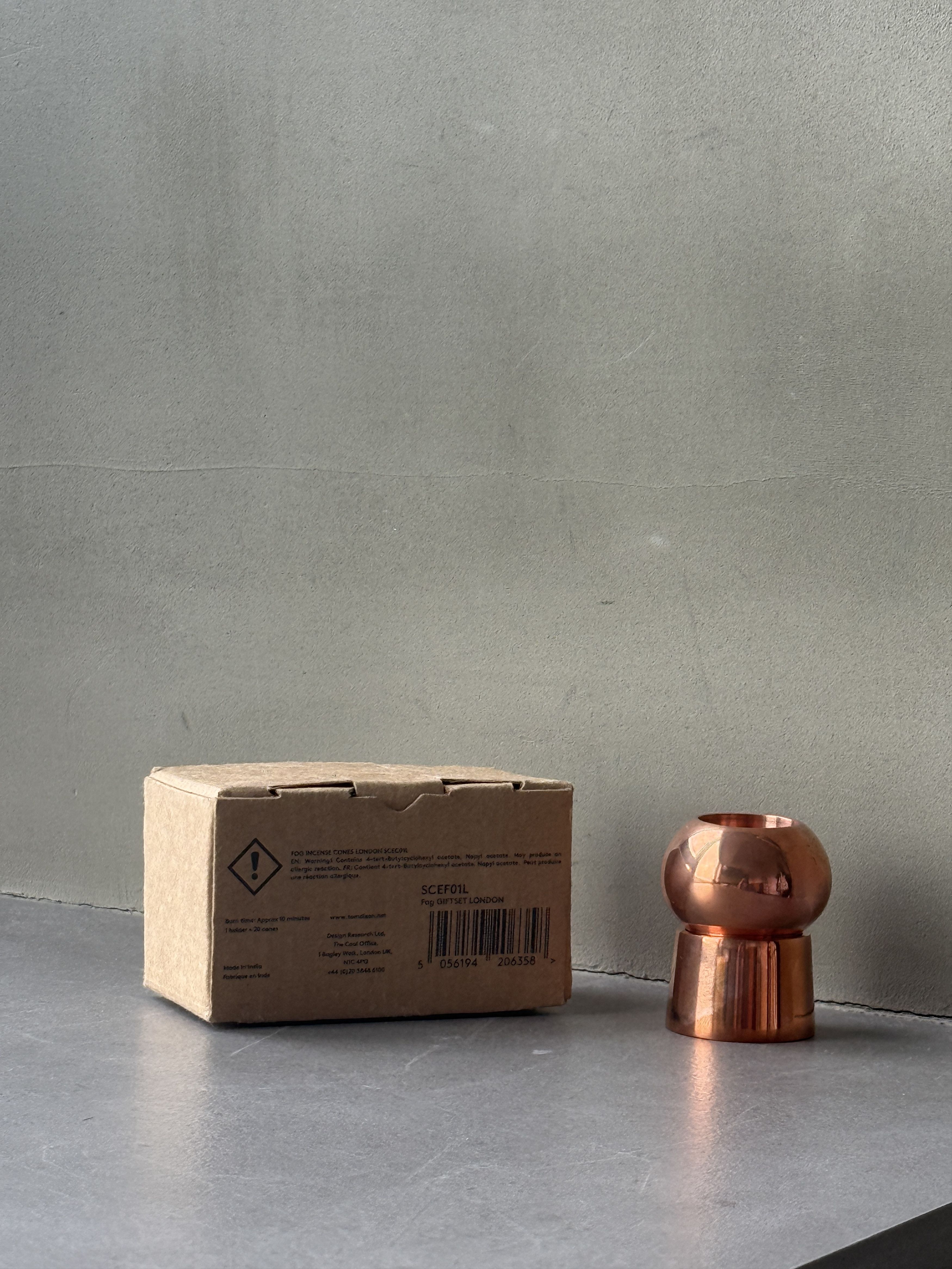 Designer Tom Dixon London Handcrafted Solid Copper Incense Vessel NEW Size ONE SIZE - 8 Thumbnail