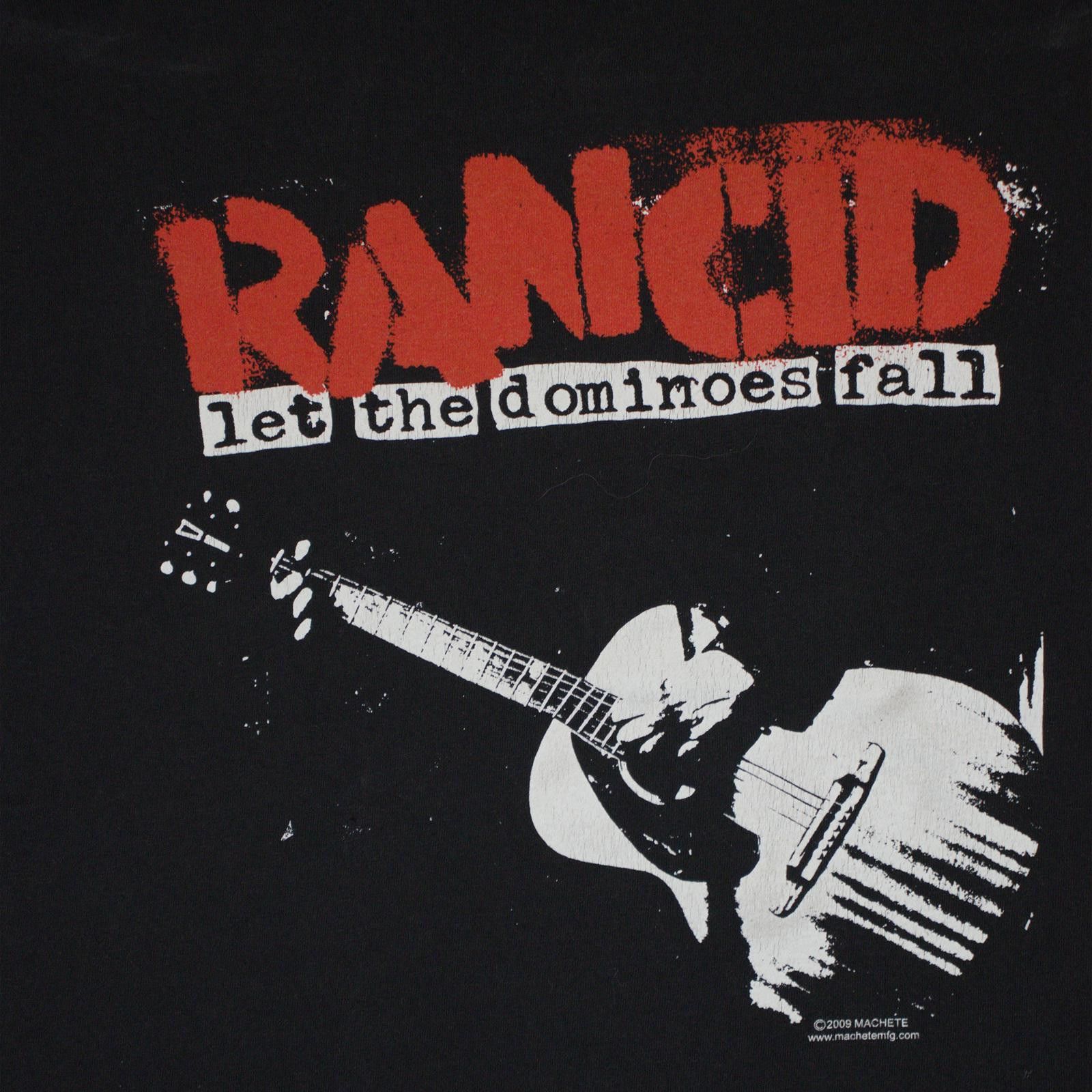 Vintage 2009 Rancid Guitar Tee Size US M / EU 48-50 / 2 - 2 Thumbnail