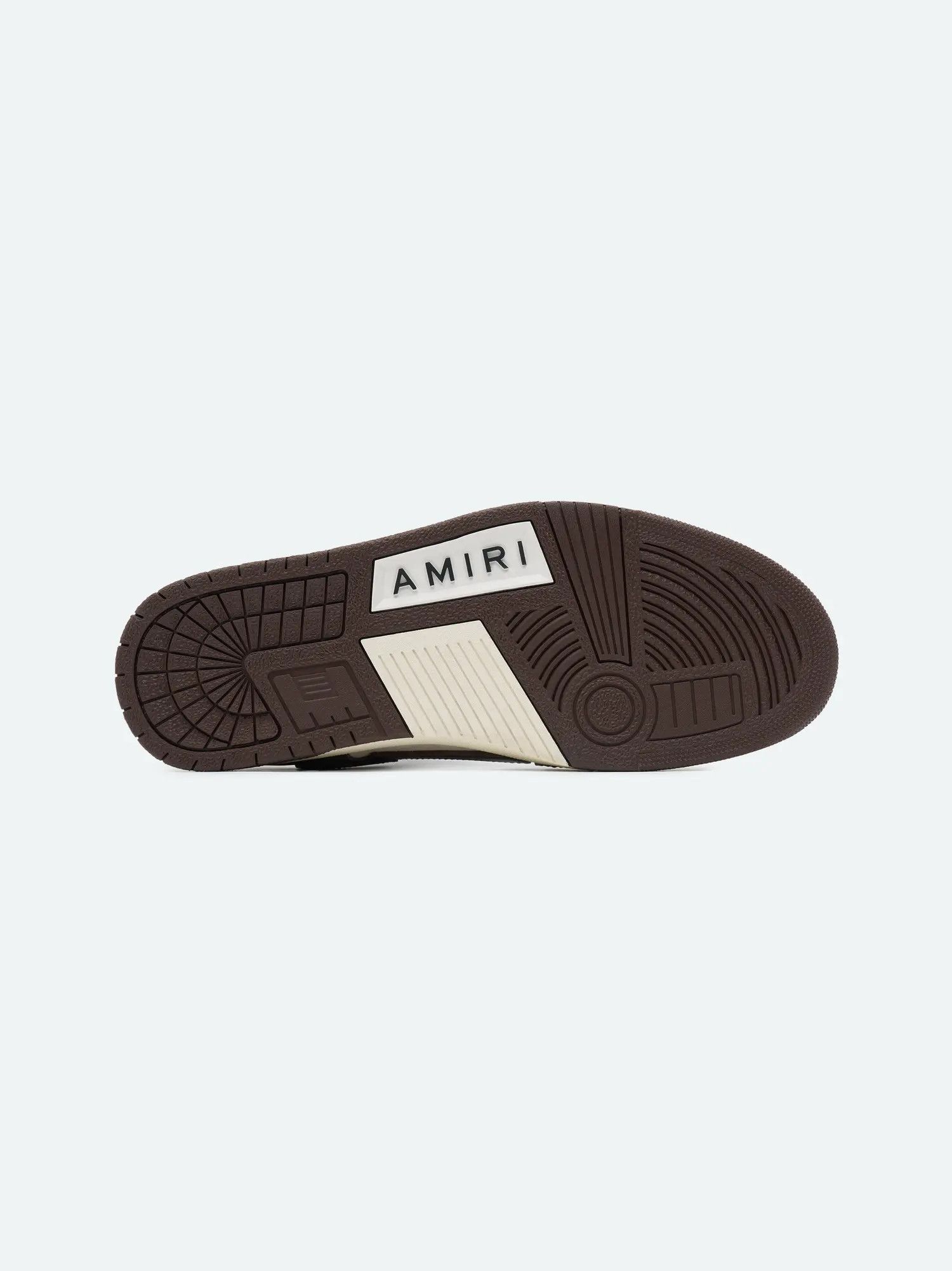 Amiri oc11z0925 Skelton Low Top Sneakers in Brown/Sea Salt Size US 11 / EU 44 - 5 Thumbnail