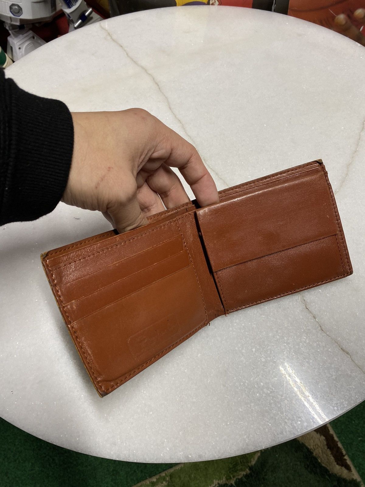 Designer MCM Monogram Leather Mens Bifold Wallet Preowned Size ONE SIZE - 2 Thumbnail