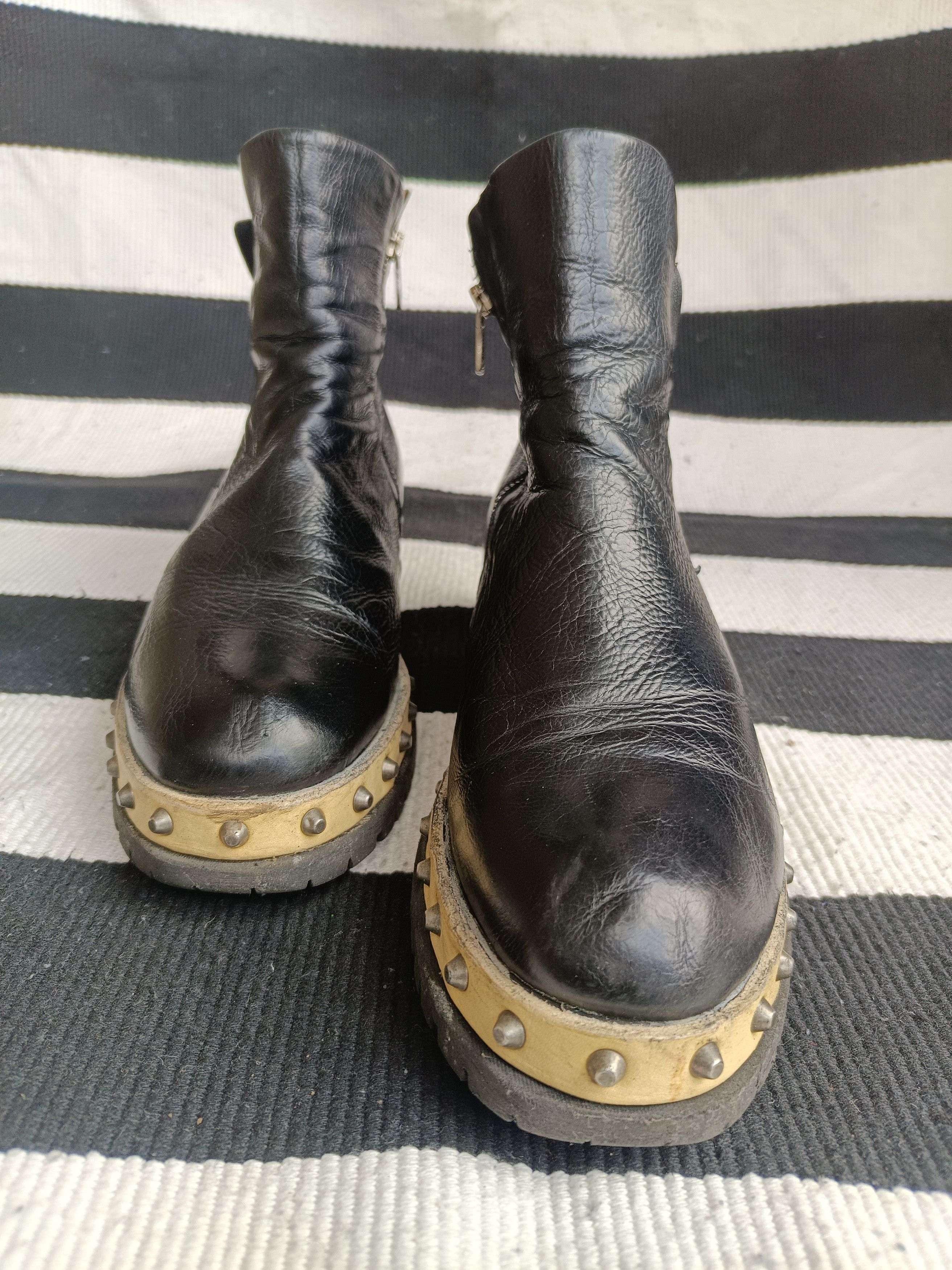 A.S.98 A.S. 98 studded Chelsea chunky boots avant garde Size US 11 / IT 41 - 1 Thumbnail
