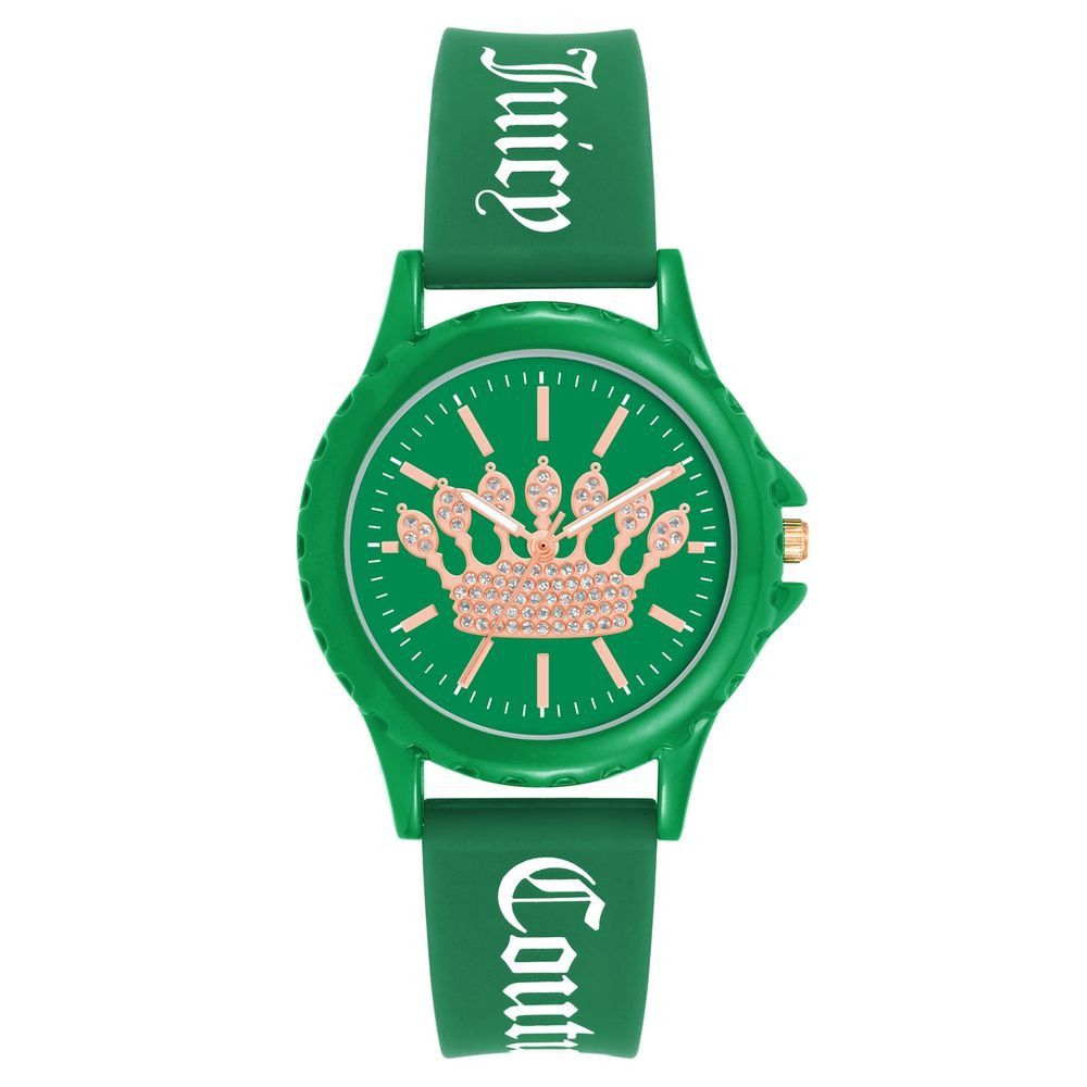 Green Silicone Women's Watch