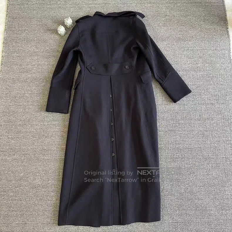 Valentino Valentino Navy wool coat Size S / US 4 / IT 40 - 2 Thumbnail