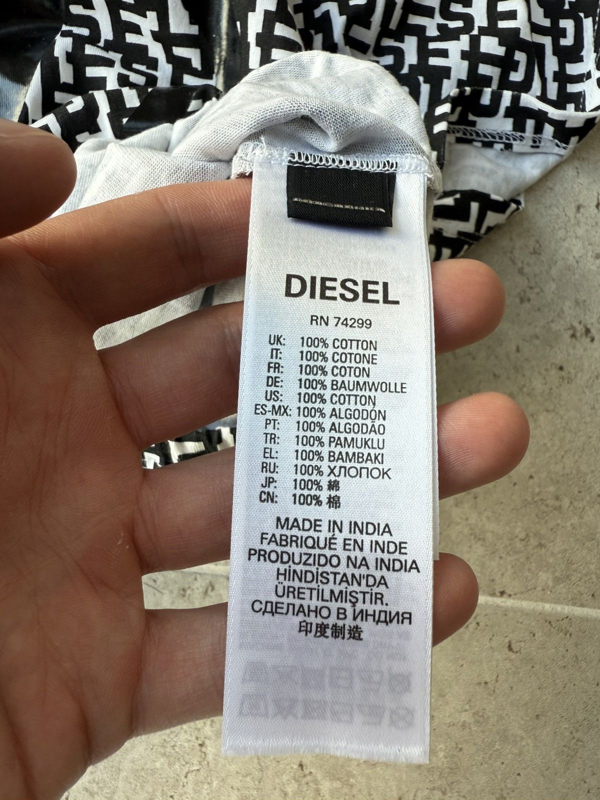 Diesel Women’s Diesel T-shirt Size XXL / US 16-18 / IT 52-54 - 5 Thumbnail