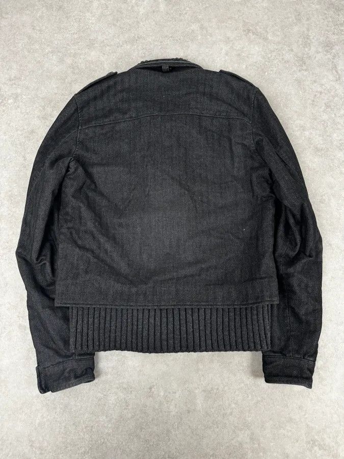 Gianfranco Ferre AW2006 Gianfranco Ferré Grey Officer Buttoned Bomber Jacket Size 42R - 4 Thumbnail
