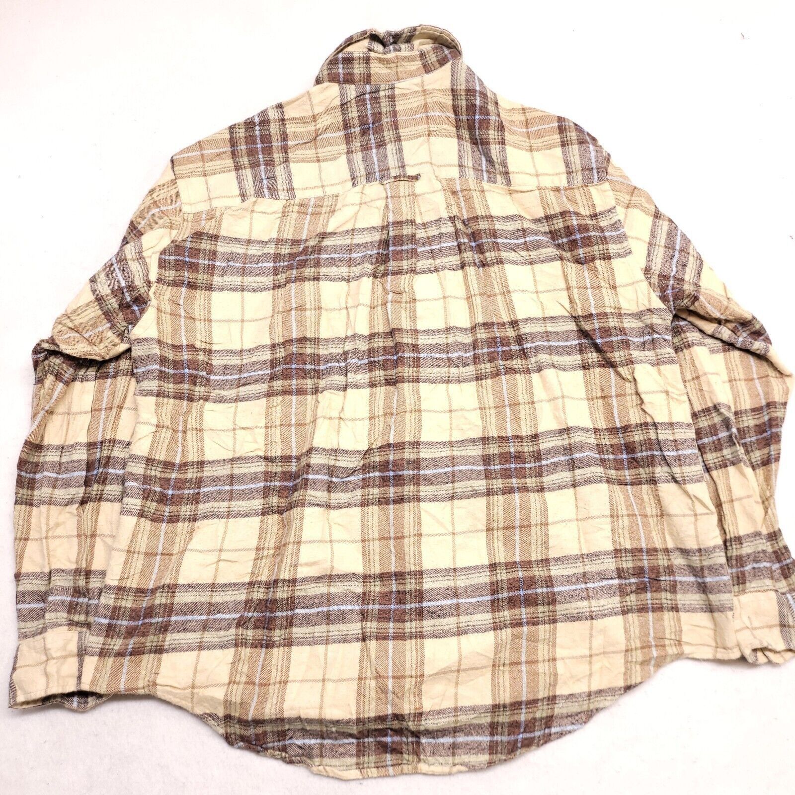 Consensus Sportswear Consesus Tartan Flannel Shirt Men Size Extra Large XL Yellow Size US XL / EU 56 / 4 - 10 Thumbnail