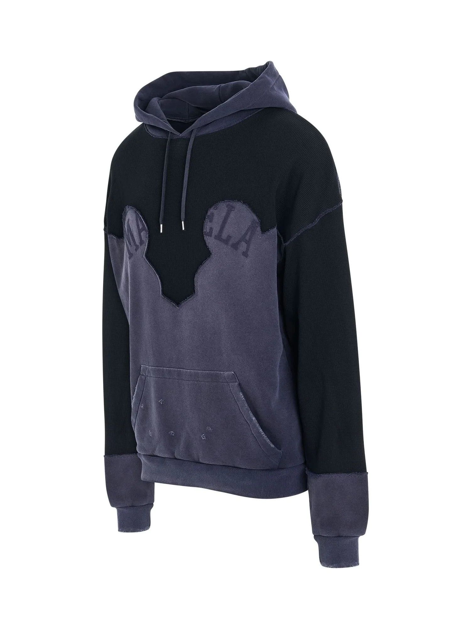 Maison Margiela o1w1db10525 Hoodie in Vintage Blue/Black Size US L / EU 52-54 / 3 - 2 Thumbnail