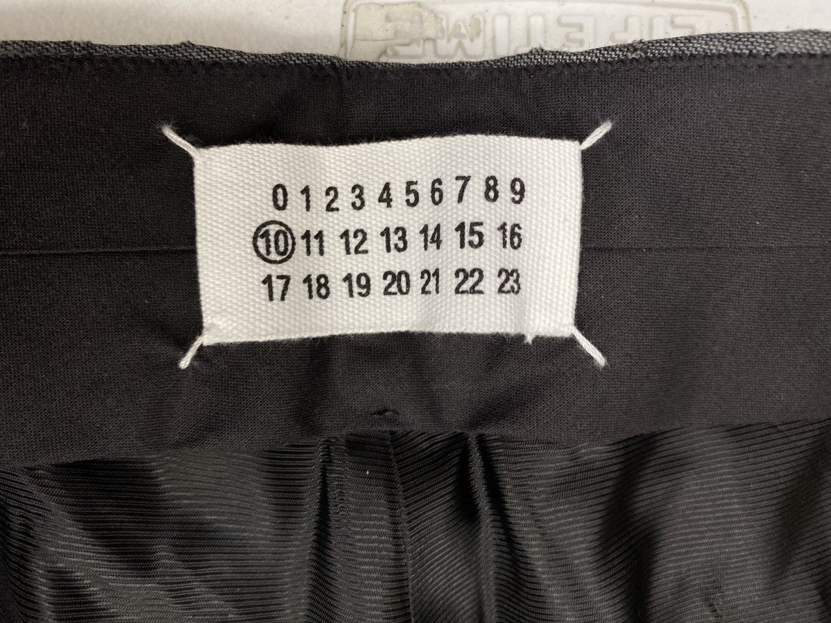 Maison Margiela MM 🇮🇹 Grey Wool Airate Slacks Runway Vintage 2010 NWT Size 40R - 3 Thumbnail