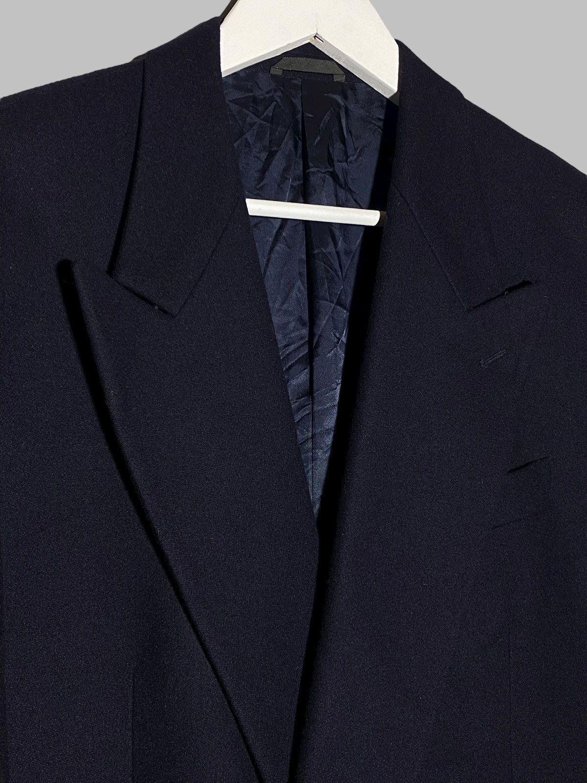 Missoni Missoni Example Double Breasted Blue Wool Blazer Size 50R - 4 Thumbnail