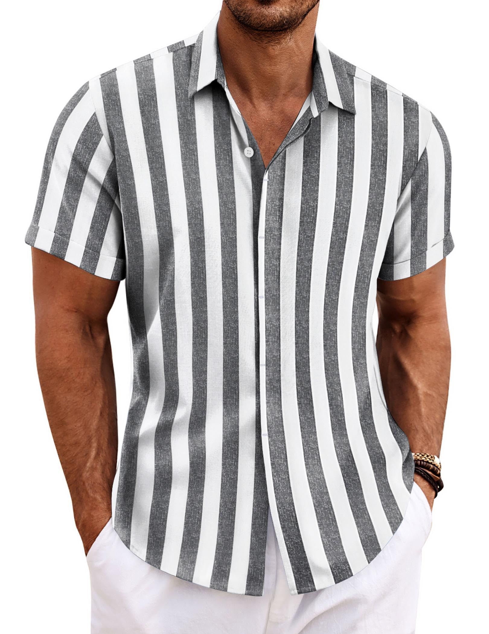 Other Men's linen beach summer shirt Size US L / EU 52-54 / 3 - 4 Thumbnail