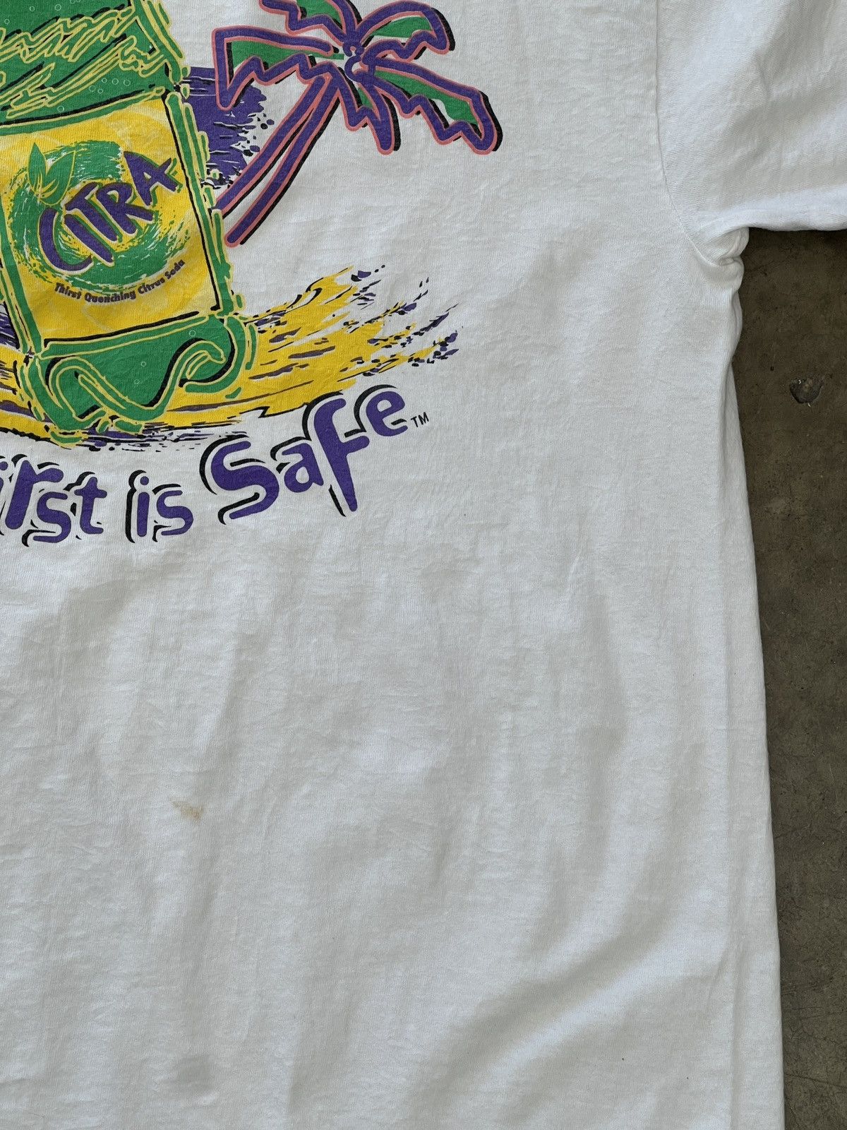 Vintage Vintage No Thirst is Safe Citra Beverage Pomo Tee XL Size US XL / EU 56 / 4 - 6 Thumbnail