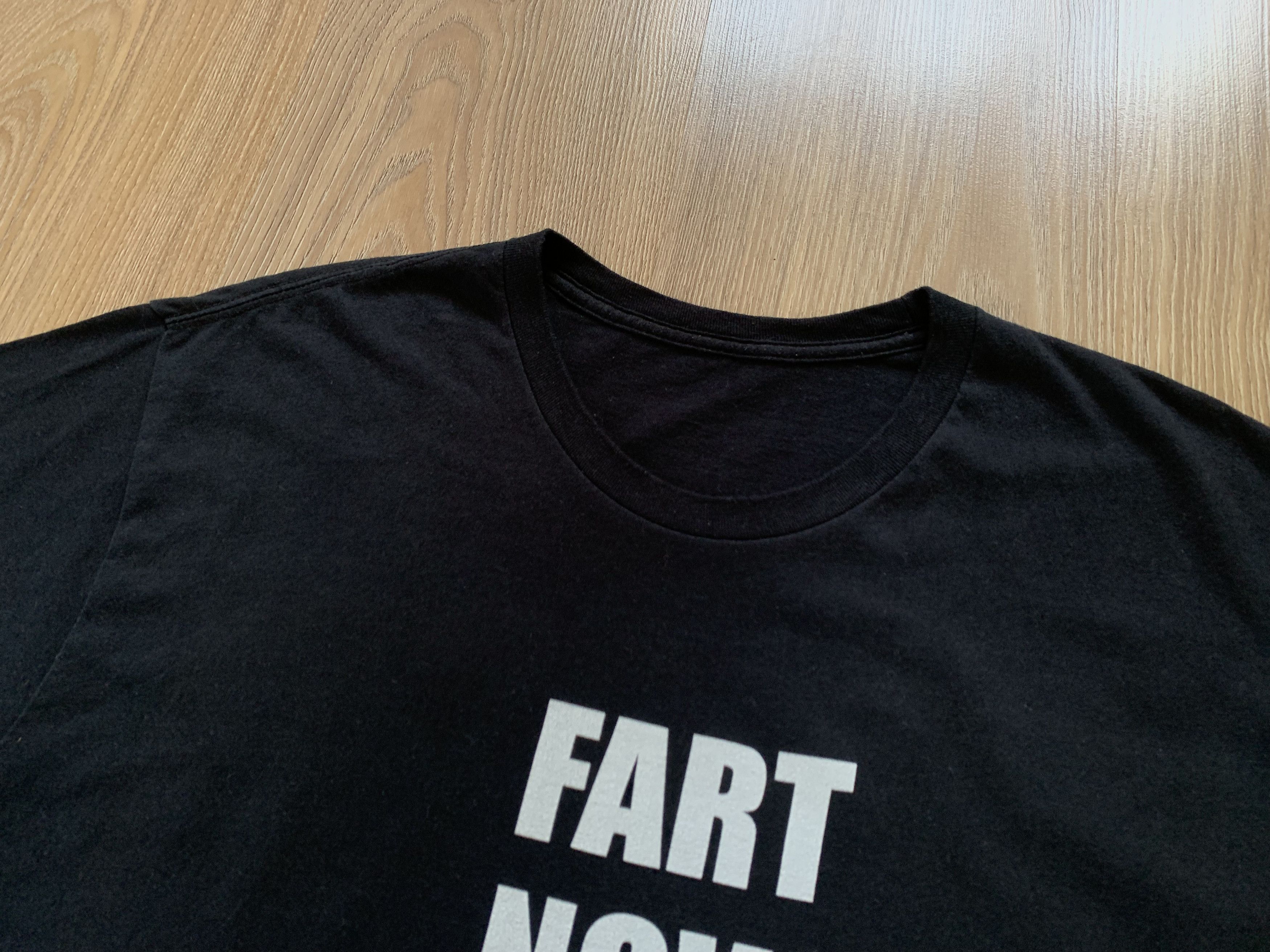 Designer Fart Now Loading Black Printed Humor T-Shirt Size US XL / EU 56 / 4 - 5 Thumbnail