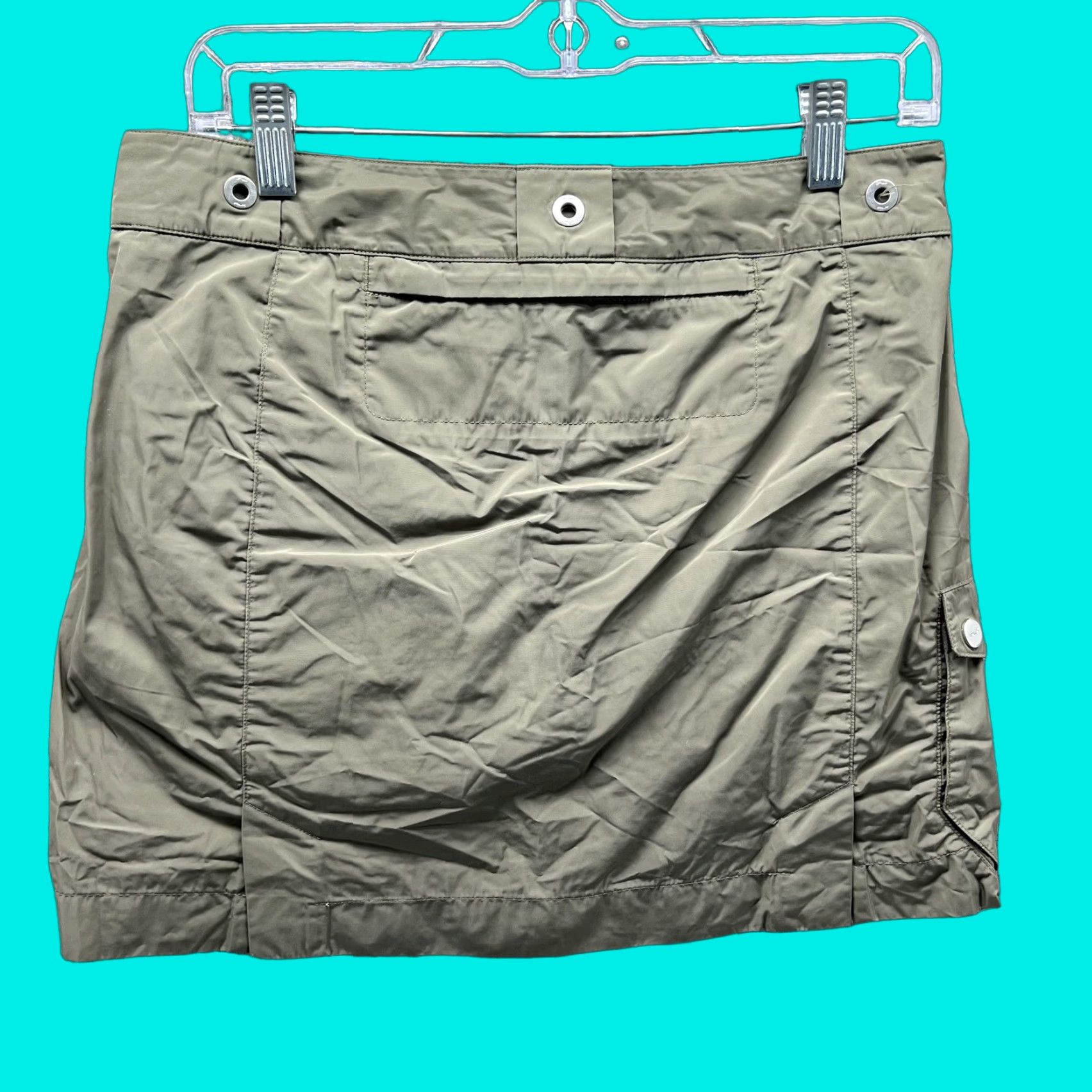 RLX Ralph Lauren RLX Ralph Lauren Skort Womens 10 Green Cargo Pocket Golf Performance Stretch Skort, Short, Athelic, Pockets, Woolen? Size ONE SIZE - 1 Thumbnail