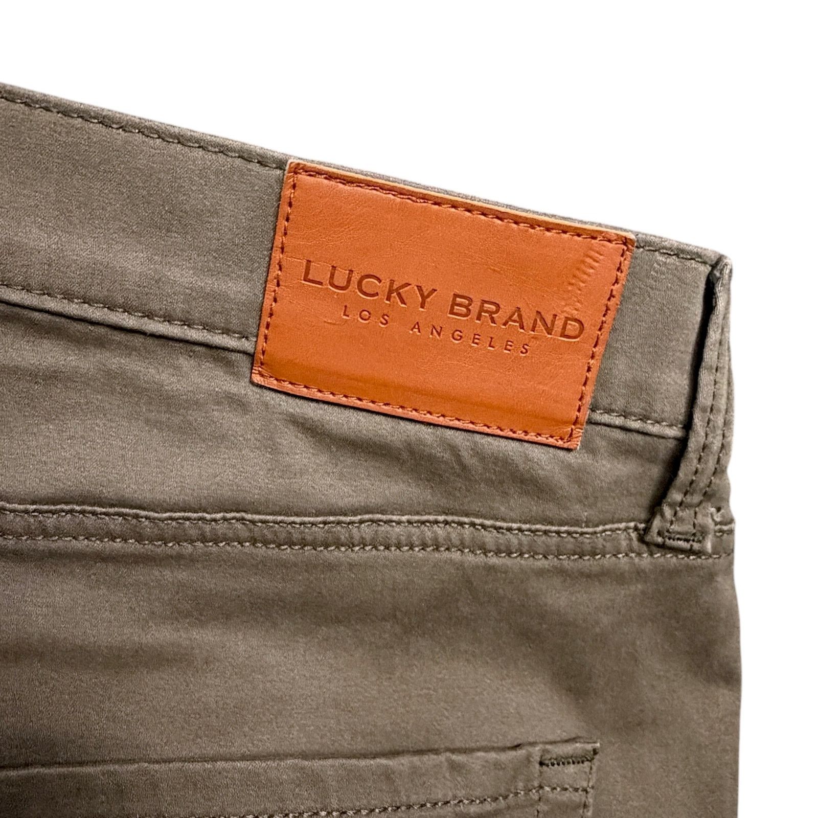 Lucky Brand Lucky Brand Men 40x30 410 Athletic Slim Chino Pants Green Size US 40 / EU 56 - 10 Thumbnail