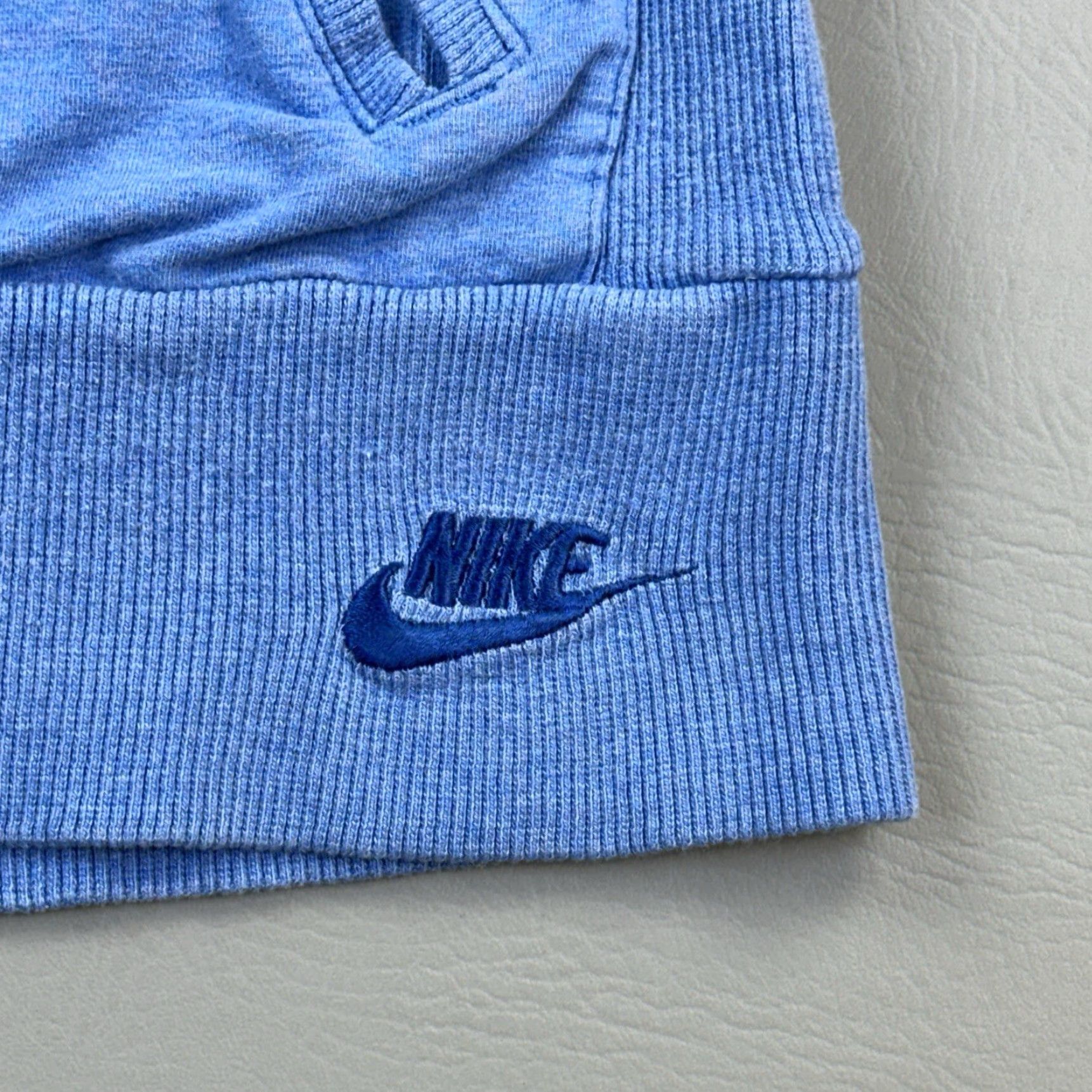 Nike VINTAGE Nike Sportswear Hoodie Women's Small Blue Sleeveless Pullover Y2K Size S / US 4 / IT 40 - 2 Thumbnail