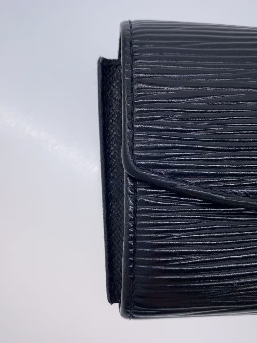 Louis Vuitton Louis Vuitton Epi Porte Monet Saenpur Plain Black Size ONE SIZE - 6 Thumbnail