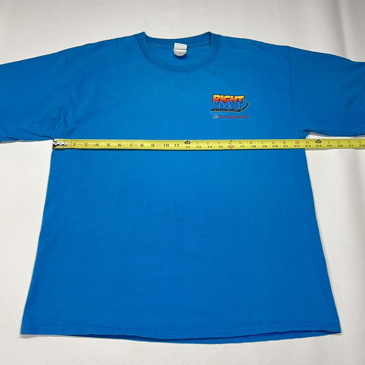 Gildan × Vintage VTG Car Tee Shirt Blue Hot Rod Classic Custom Auto Graphic Size US XL / EU 56 / 4 - 15 Thumbnail