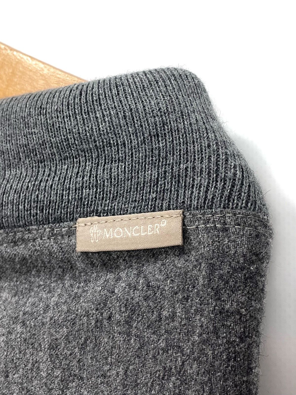 Moncler Moncler 100% Virgin Wool Knit Joggers – Grey – Size IT 40 Size 27" / US 4 / IT 40 - 8 Thumbnail