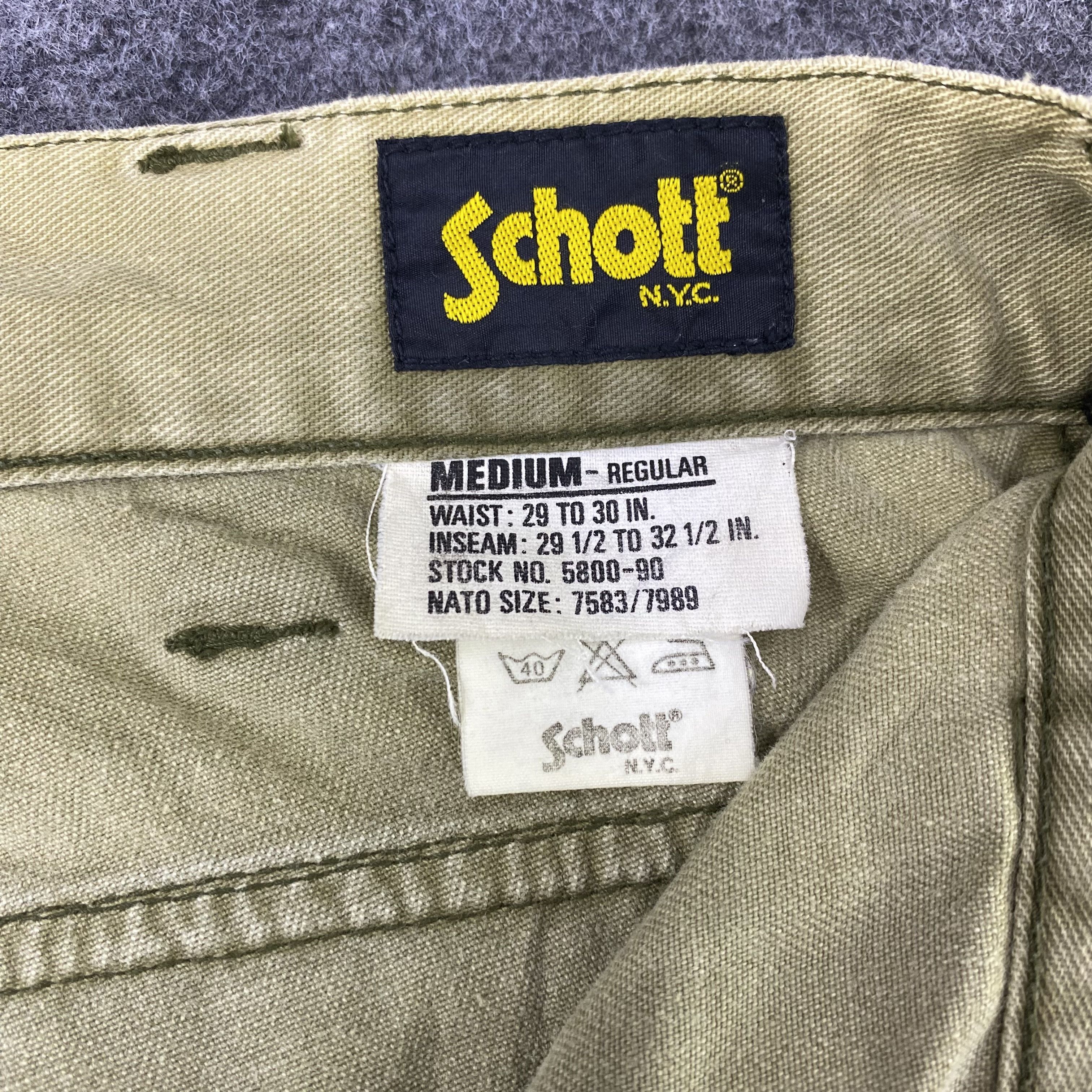 Schott Schott NYC Military Cargo Pants-C002 Size US 30 / EU 46 - 9 Thumbnail