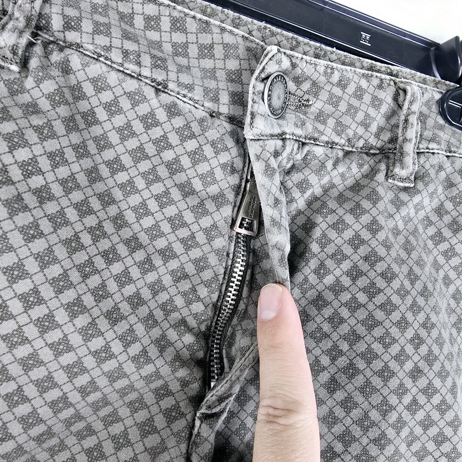 Other Alessandro Dell'Acqua Brown Geometric AOP Pants Sz 34 34x29 Size 34" / US 12 / IT 48 - 4 Thumbnail