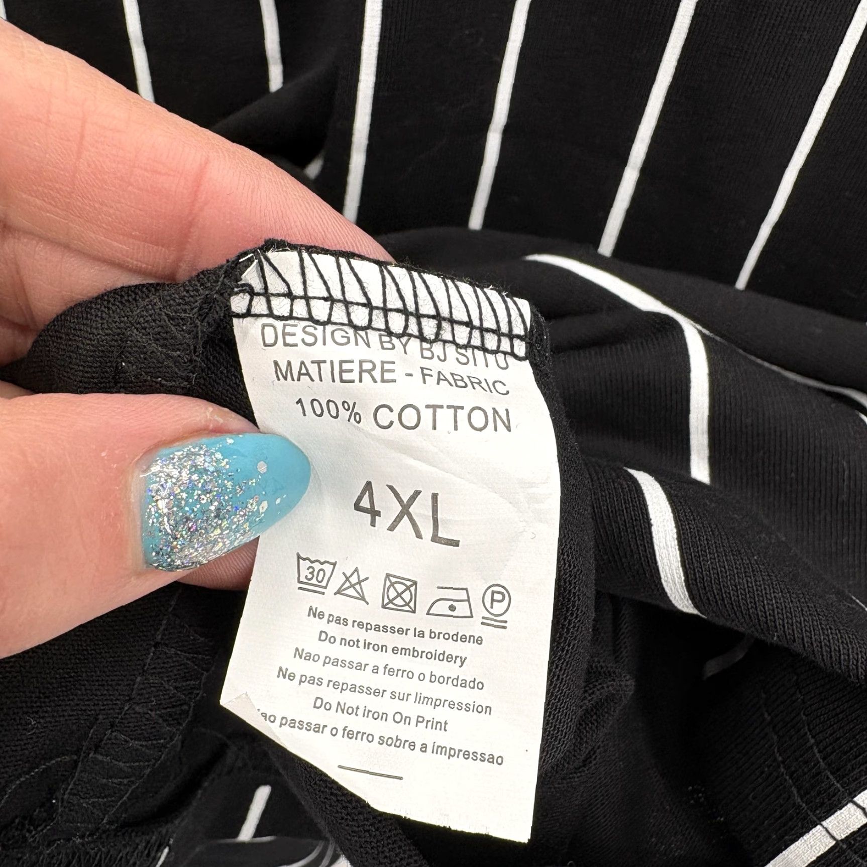 Rhude Rhude Shirt Mens 4XL Black White Pinstripe Crest Logo Cotton Tee Streetwear NWT Size US XXL / EU 58 / 5 - 5 Thumbnail