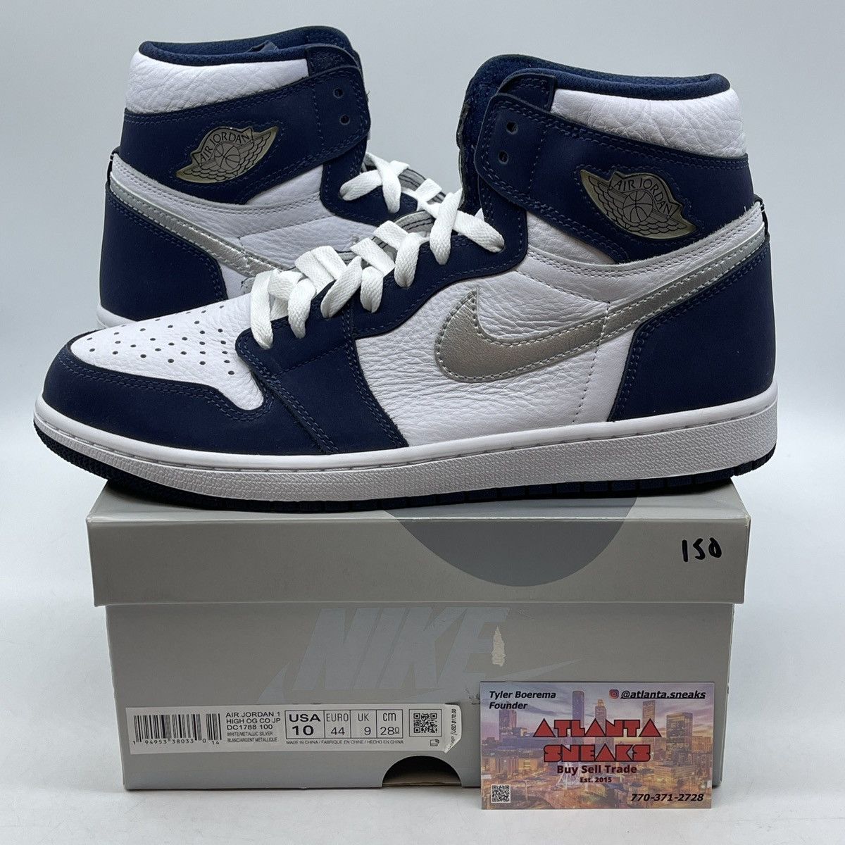 Jordan Brand Air Jordan 1 high midnight navy Size US 10 / EU 43 - 1 Thumbnail