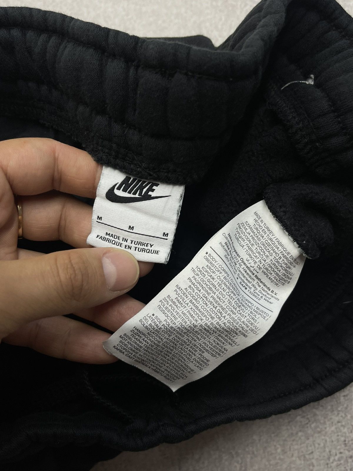 Nike Mens Nike Basic Sweatpants Black Drill Y2K ACG TN Size US 32 / EU 48 - 7 Thumbnail