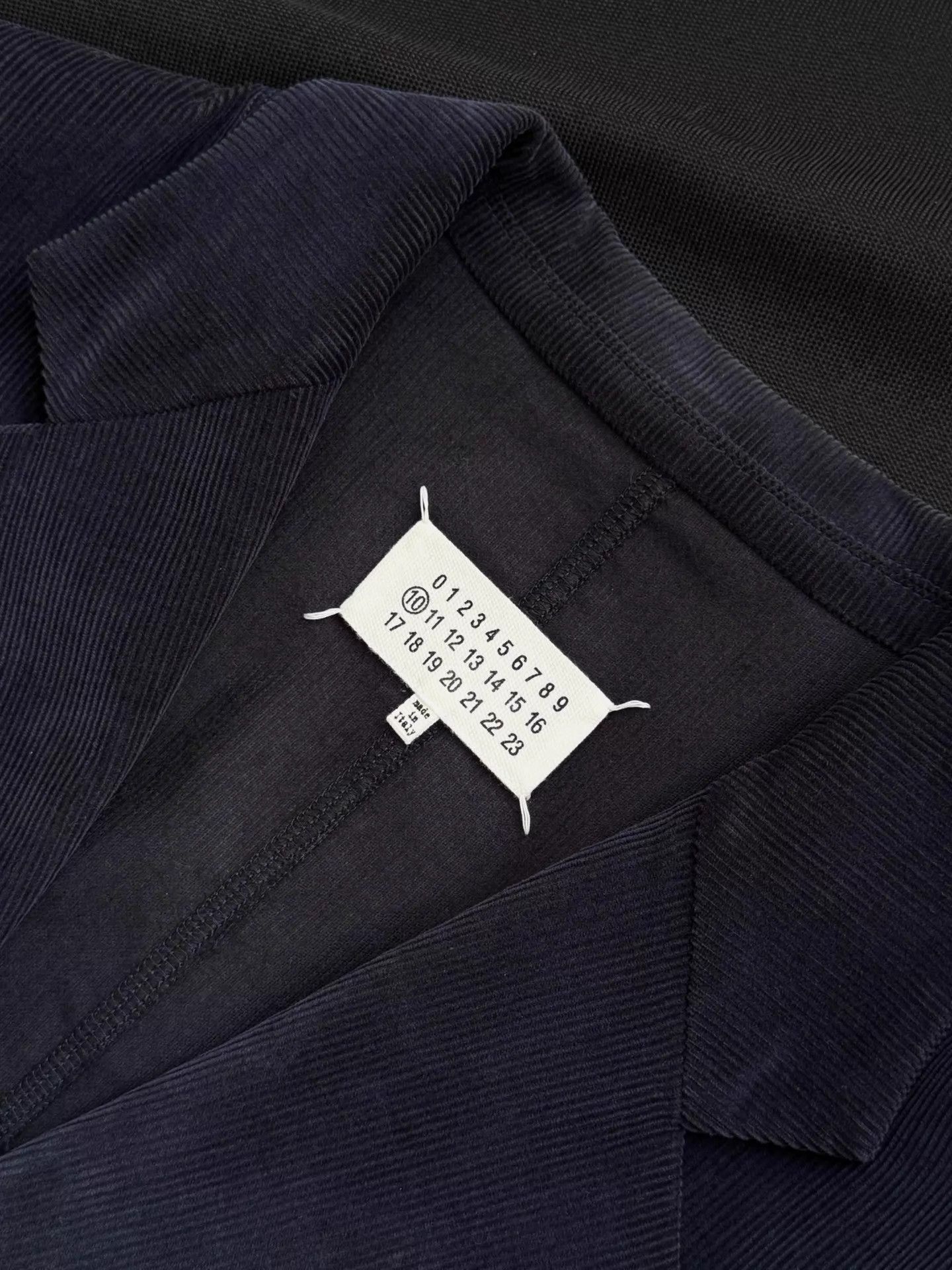 Maison Margiela Maison Margiela A/W19 Navy Corduroy Waist Panel Suit 50 Size US M / EU 48-50 / 2 - 4 Thumbnail