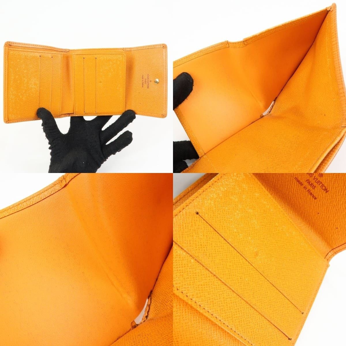 Louis Vuitton Louis Vuitton Epi Porte Monnaie Billets Credit Wallet Orange Size ONE SIZE - 6 Thumbnail