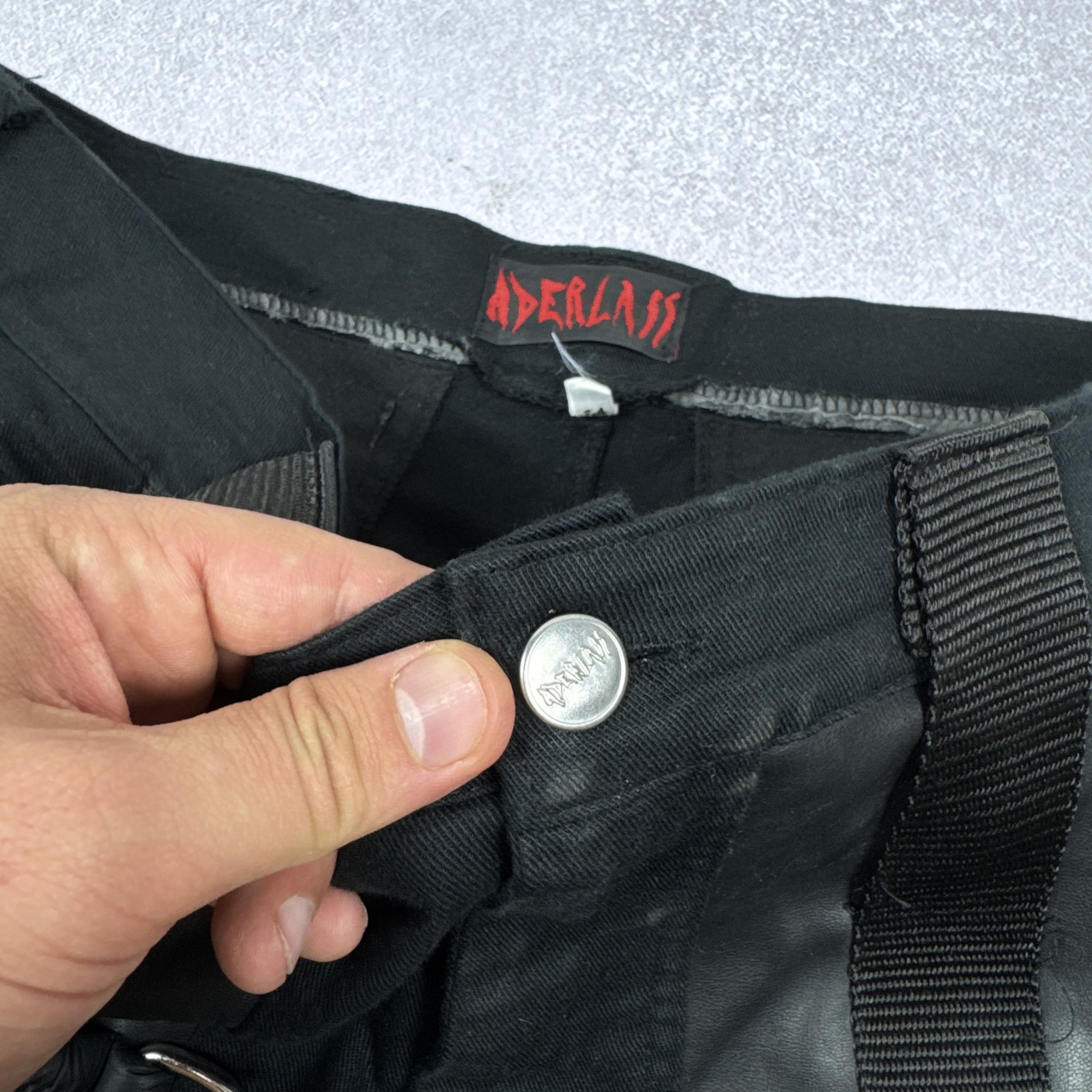 Japanese Brand Aderlass Parachute Bondage Black Pants Cyber Punk Size 34 Size US 34 / EU 50 - 7 Thumbnail
